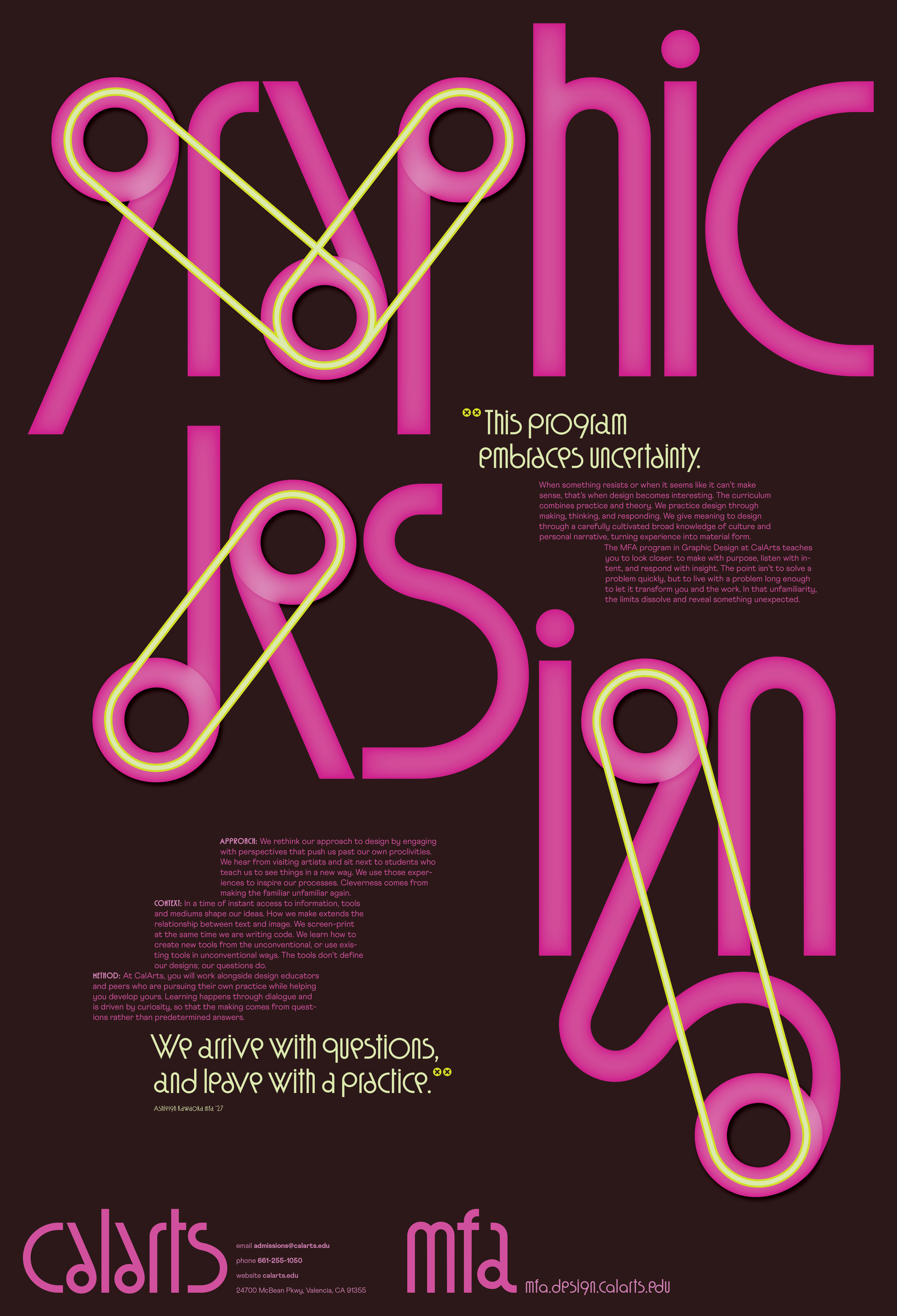 CalArts MFA GD Poster